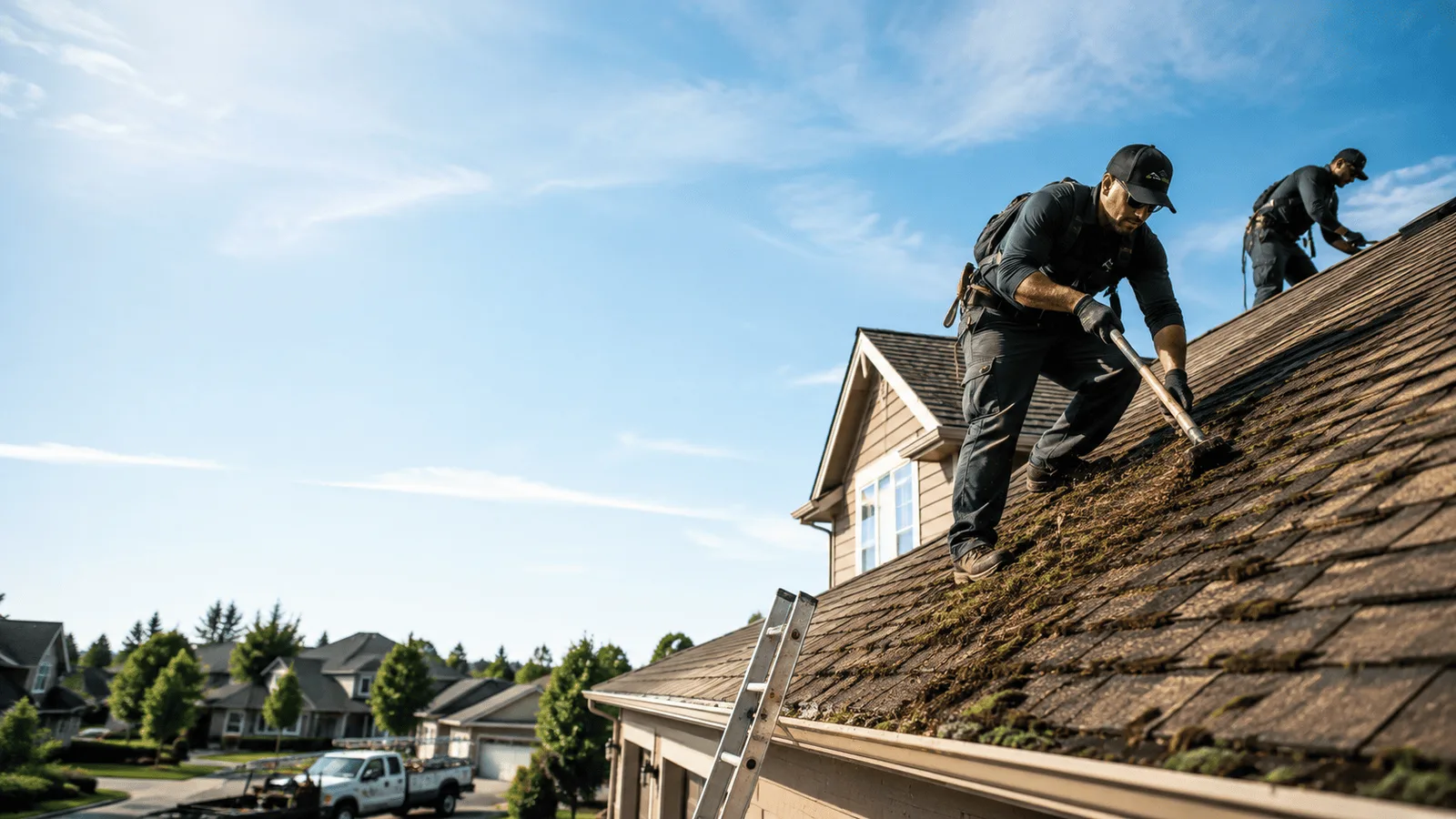 Roof Moss Removal in Romeo, MI near me